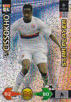 Aly Cissokho Olympique Lyonnais 2009/10 Panini Super Strikes CL Update Star Player #448